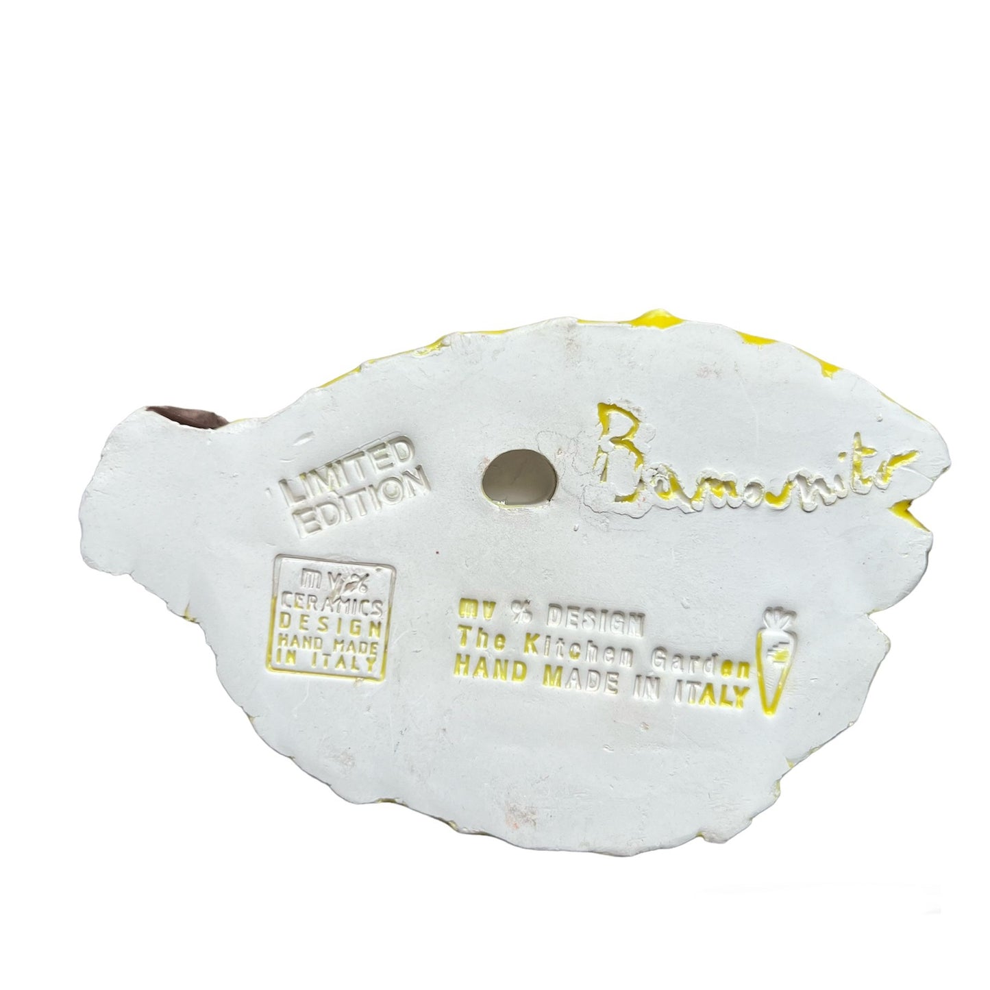banane in ceramica MV%CERAMICS DESIGN dipinte a mano
