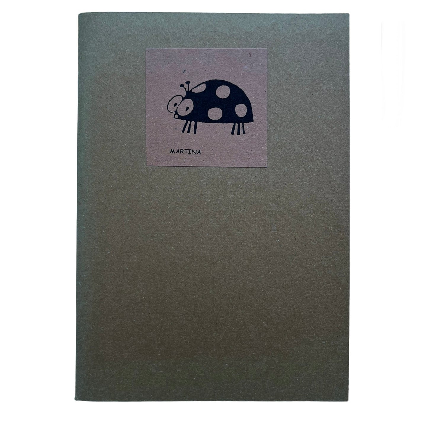 quaderno FELICE BOTTA coccinella Martina giallo ocra