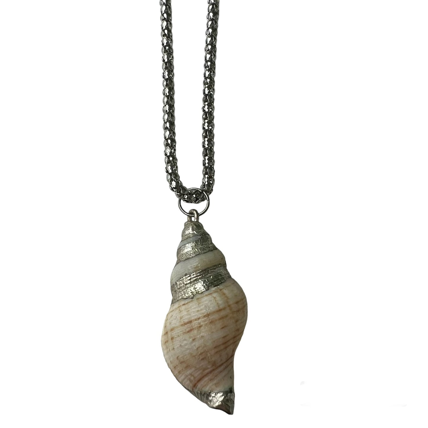VINTAGE! collana lunga con ciondolo conchiglia
