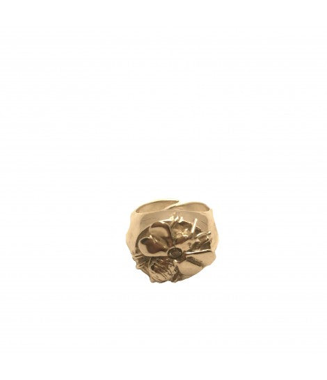anello MAIDA MONILI in argento e strass con ape