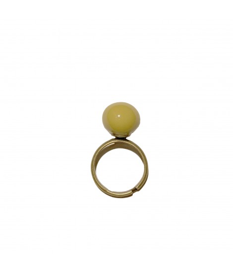 anello TOLEMAIDE petit pois piccolo senape