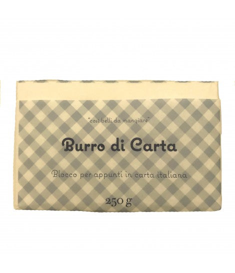 blocco per appunti ATELIER CARTA BIANCA "burro di carta" con fogli di carta libera