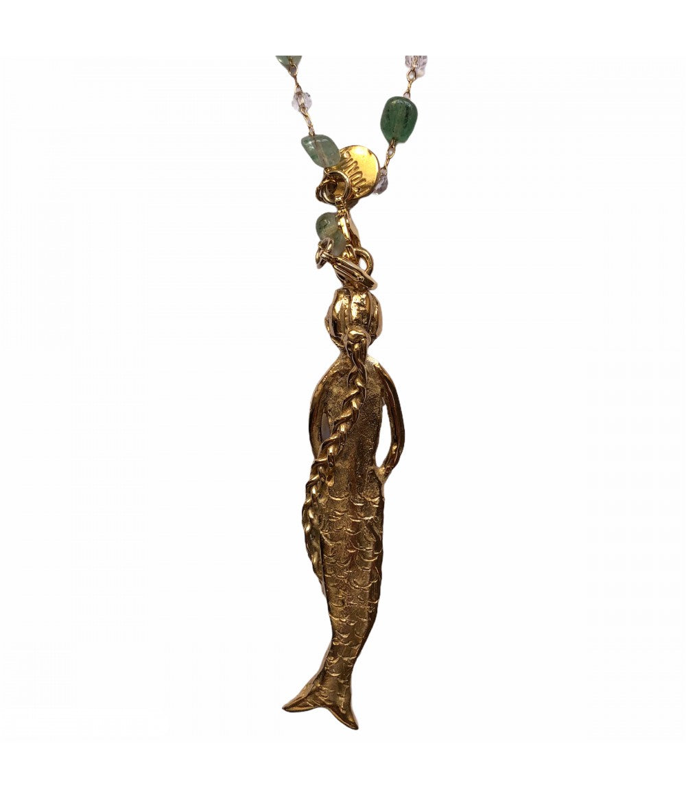 collana MAIDA MONILI con ciondolo sirena in bronzo