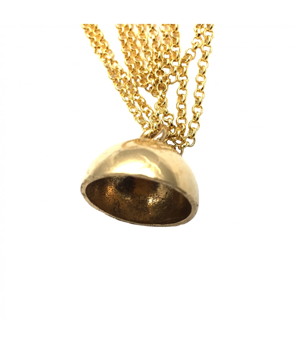 collana MIRIAM NORI campanella in bronzo lucido