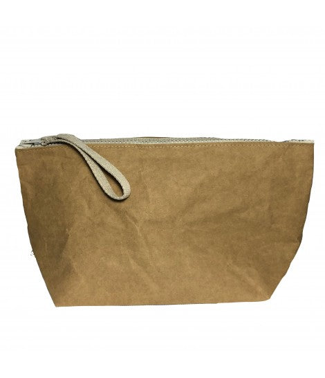 maxi busta-pochette ESSENT'IAL colore beige avana
