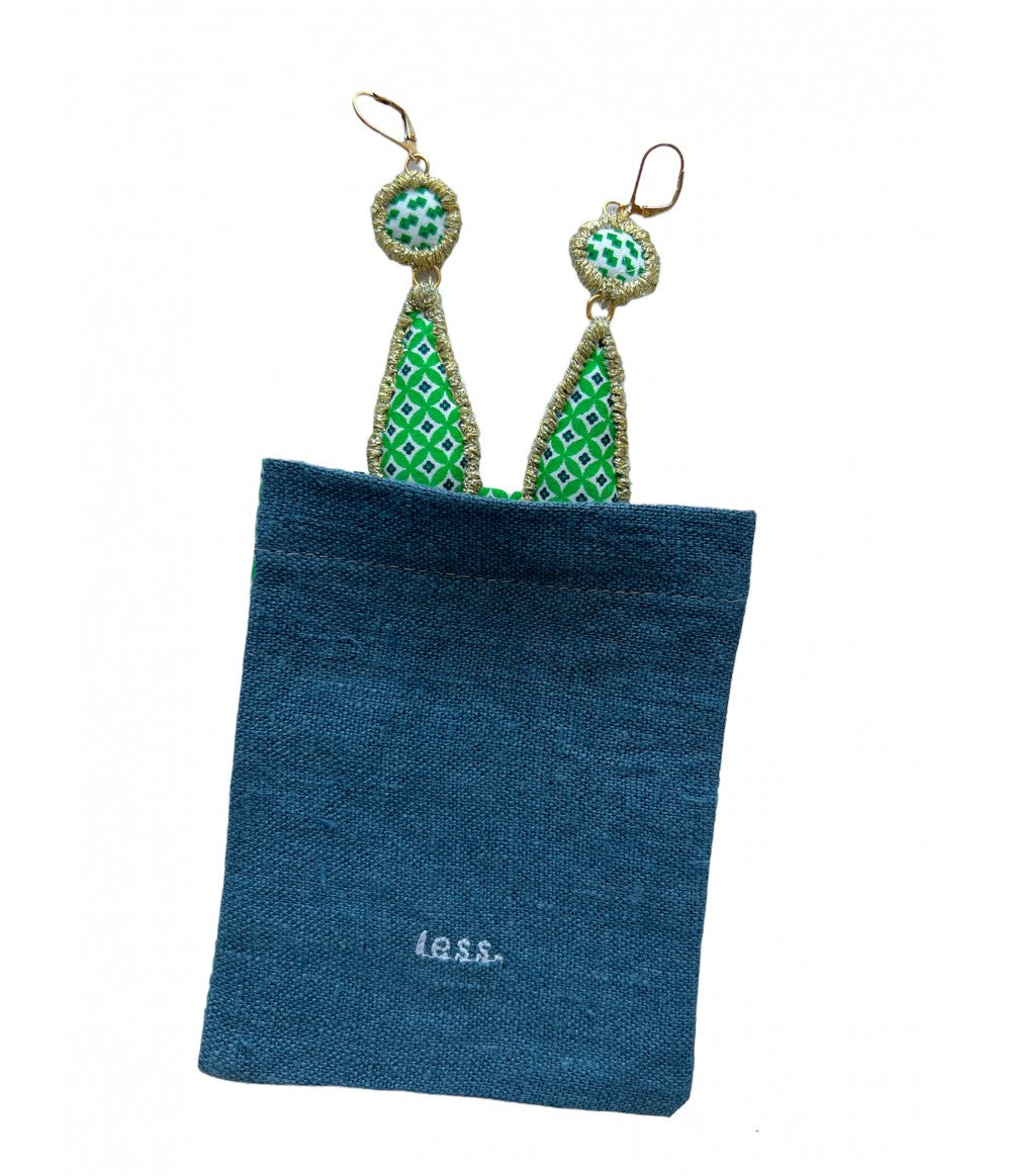 orecchini LESS. verde