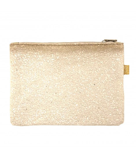 bustina SUD con glitter all over avorio