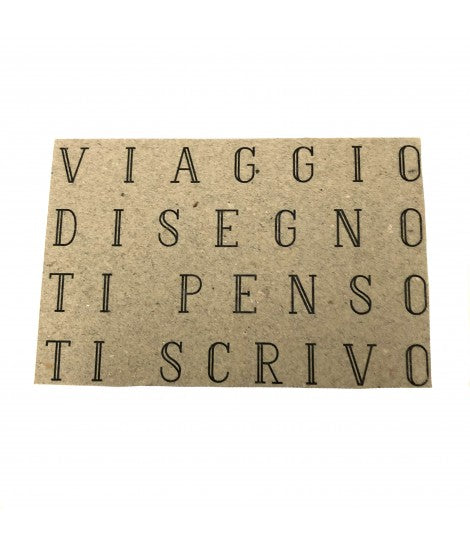 taccuino da viaggio LE CARTE DI BETILLA "viaggio, disegno, ti penso, ti scrivo"