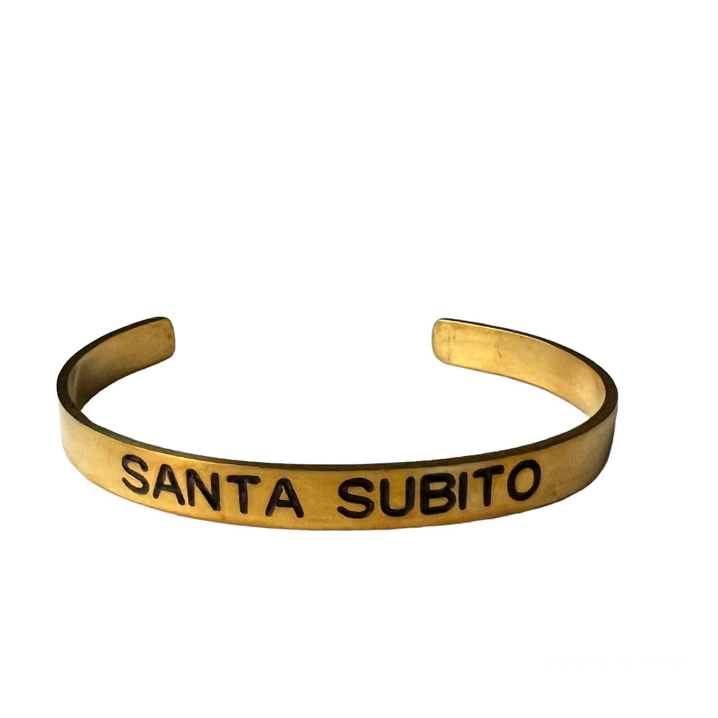 bracciale rigido "solo mio" VIOLA PISENTI "santa subito"