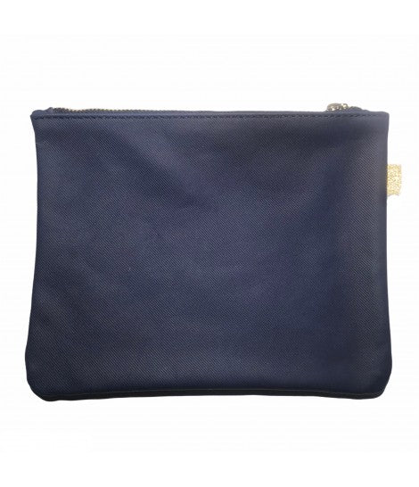 bustina SUD in pelle blu navy